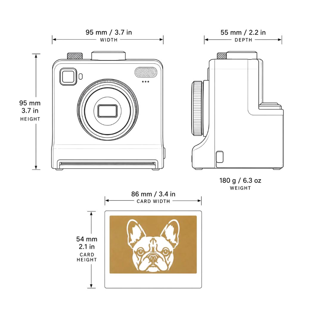 Dust'd Coffee Photo Printer + 12 Stencil Set