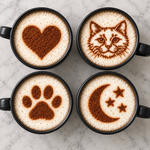 Dust'd Coffee Photo Printer + 12 Stencil Set